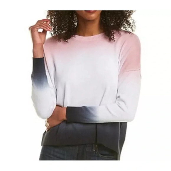MAGASCHONI Ombre Drop-Shoulder Sweater Cotton Blend Size 1X - Picture 4 of 5